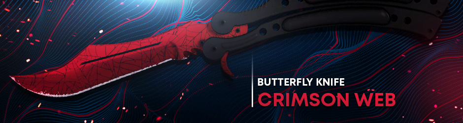Butterfly Knife Crimson Web