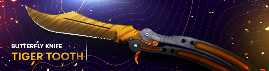 Butterfly Knife Tiger Tooth