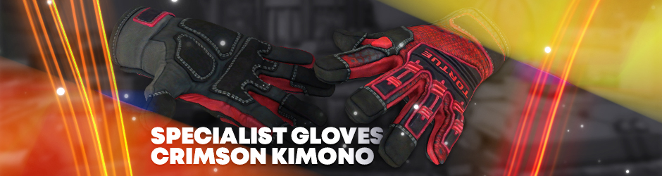 Specialist Gloves Crimson Kimono