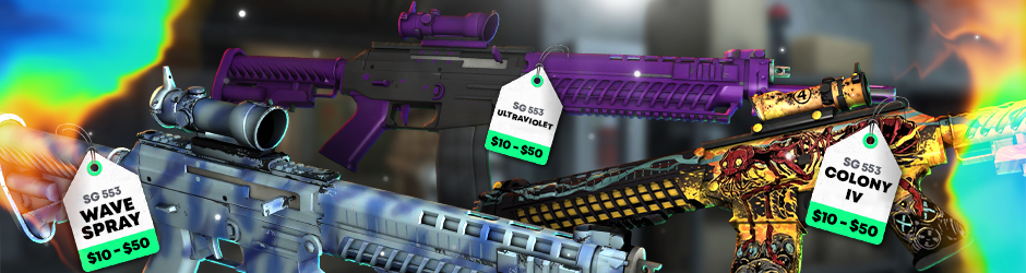 Mid-Range SG 553 Skins ($10 - $50)