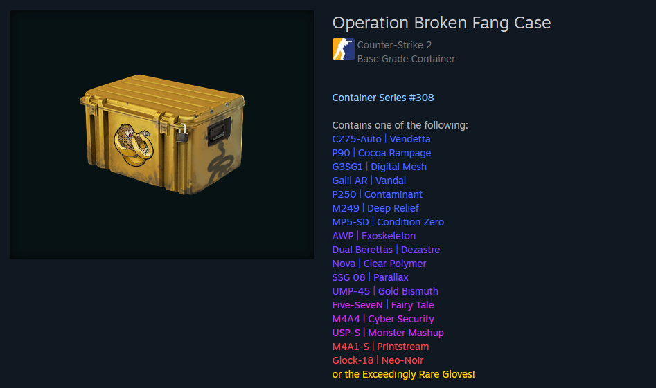 Operation Broken Fang Case