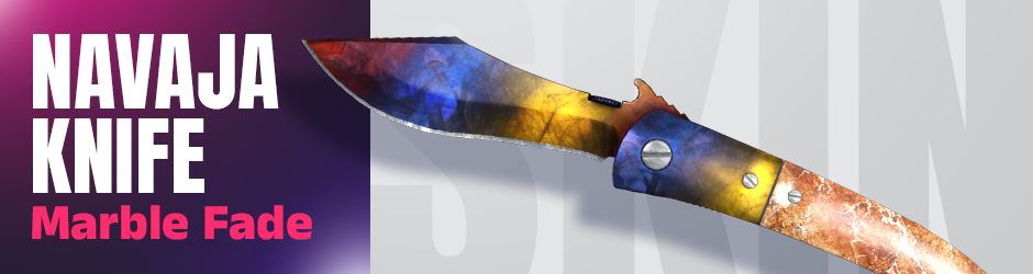 Navaja Knife Marble Fade