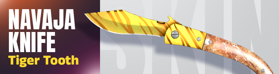 Navaja Knife Tiger Tooth