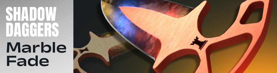 Shadow Daggers Marble Fade