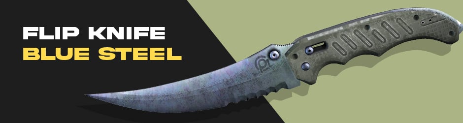 Flip Knife Blue Steel