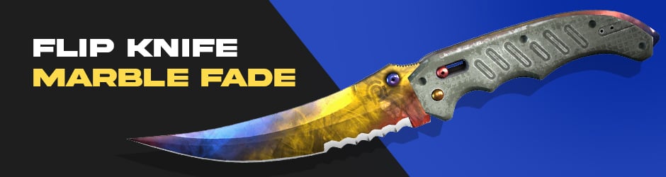 Flip Knife Marble Fade