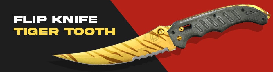 Flip Knife Tiger Tooth