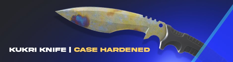 Kukri Knife Case Hardened