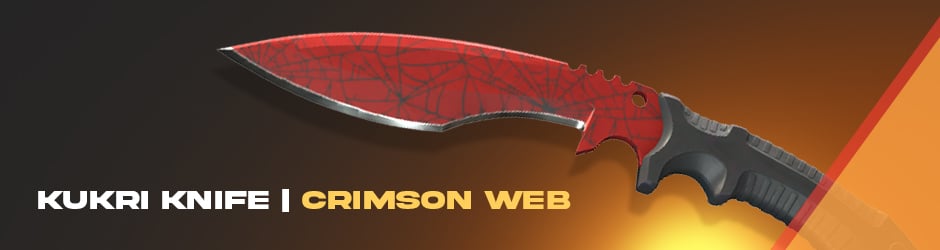 Kukri Knife Crimson Web