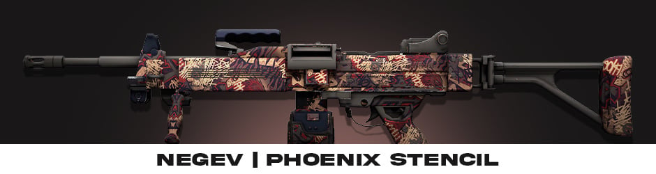 Negev Phoenix Stencil