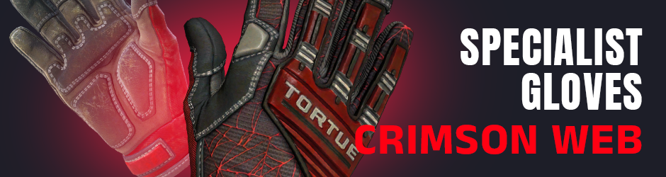 Specialist Gloves Crimson Web