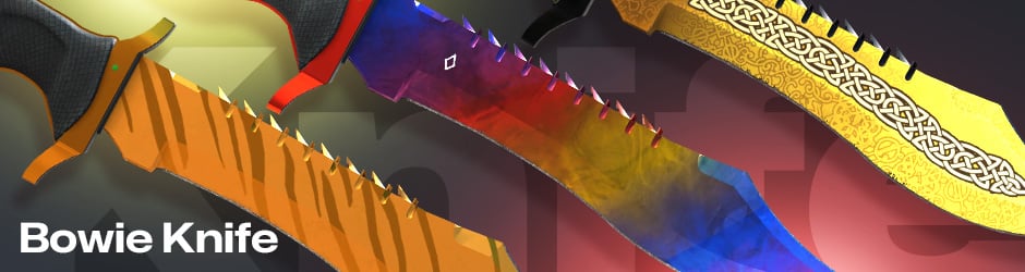 The Bowie Knife in CS2/CS:GO, a heavy-duty blade type from the best knife types CS2/CS:GO has to offer