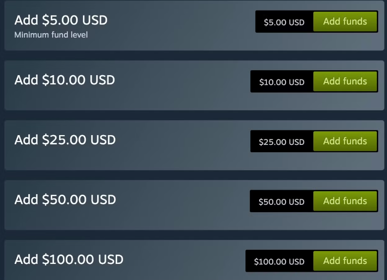 Choose Preset Values or Enter a Custom Amount