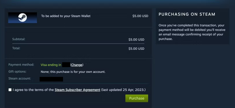 Confirm Payment Method