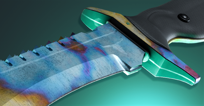 Bowie Knife Case Hardened Blue Gem Seed Patterns, Rarity & Value (medium)