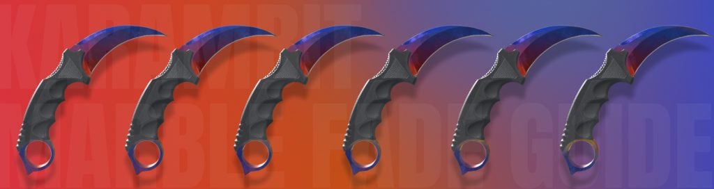 Fire & Ice Marble Fade Karambit Patterns Breakdown