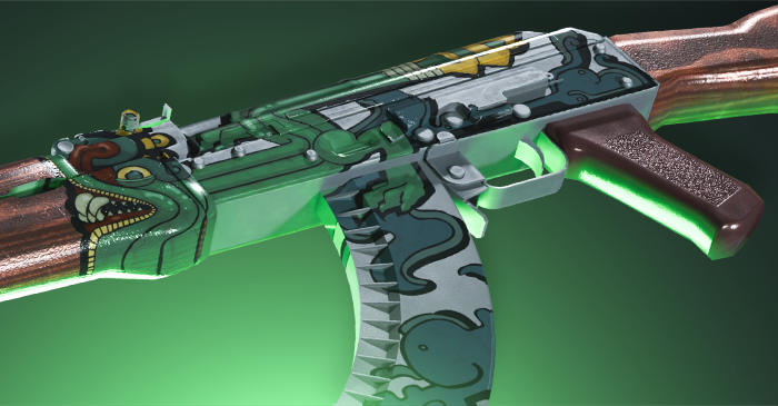 AK-47 Fire Serpent CS2 Skin Value & Float Guide (medium)