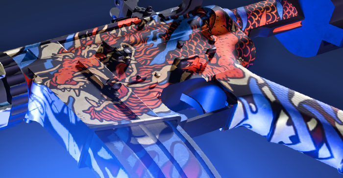 M4A4 Dragon King Guide Float Values & Market Price (medium)