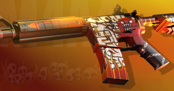 M4A4 Hellfire Price Guide, Float Impact & Wear Analysis (medium)