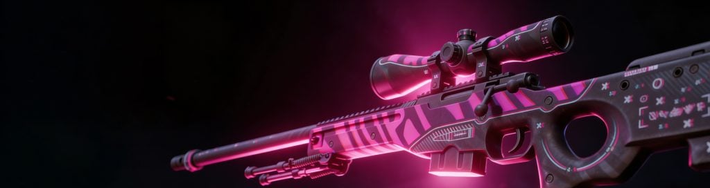 AWP | Chromatic Aberration is one of the most popular CS2 covert skins with a colorful cyberpunk style