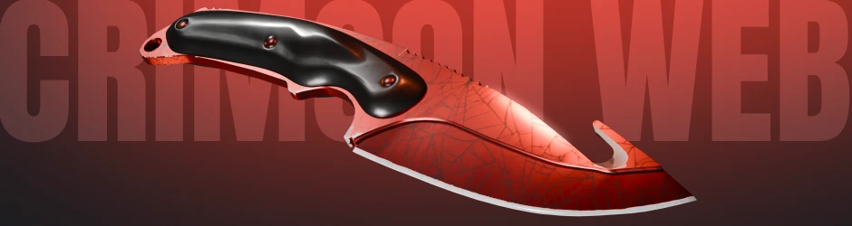 Gut Knife Crimson Web CS2