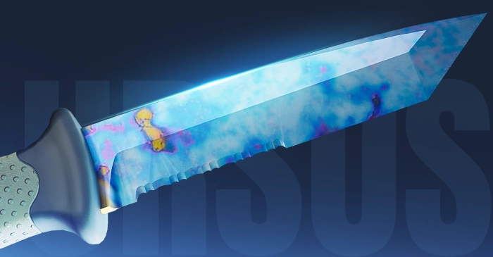Ursus Knife Case Hardened Blue Gem Seed Patterns (medium)